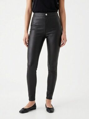 Wet seal faux leather‎ black pants NWT size small